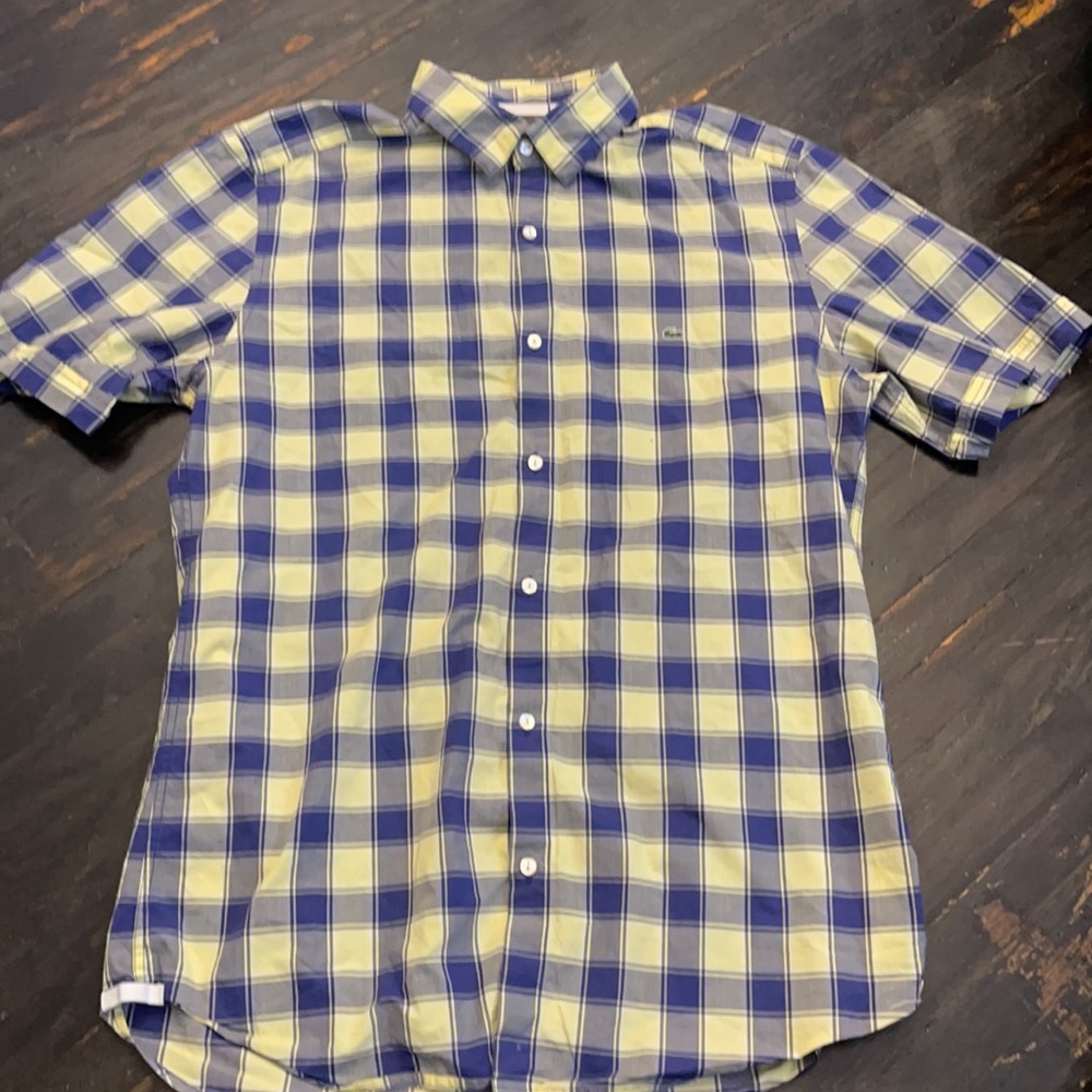 Lacoste Short Sleeve Button Down